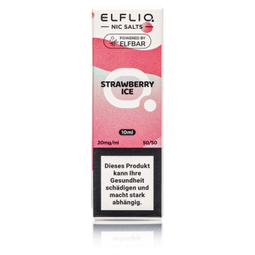 ELFBAR ELFLIQ - Strawberry ICE - 20mg / 10ml