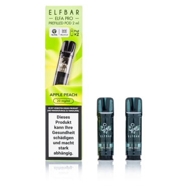 ELFBAR ELFA Pro - Apple Peach - 2ml Pods / 20mg / 2 Stück