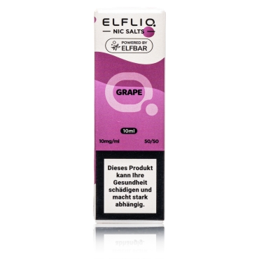 ELFBAR ELFLIQ - Grape - 10mg / 10ml