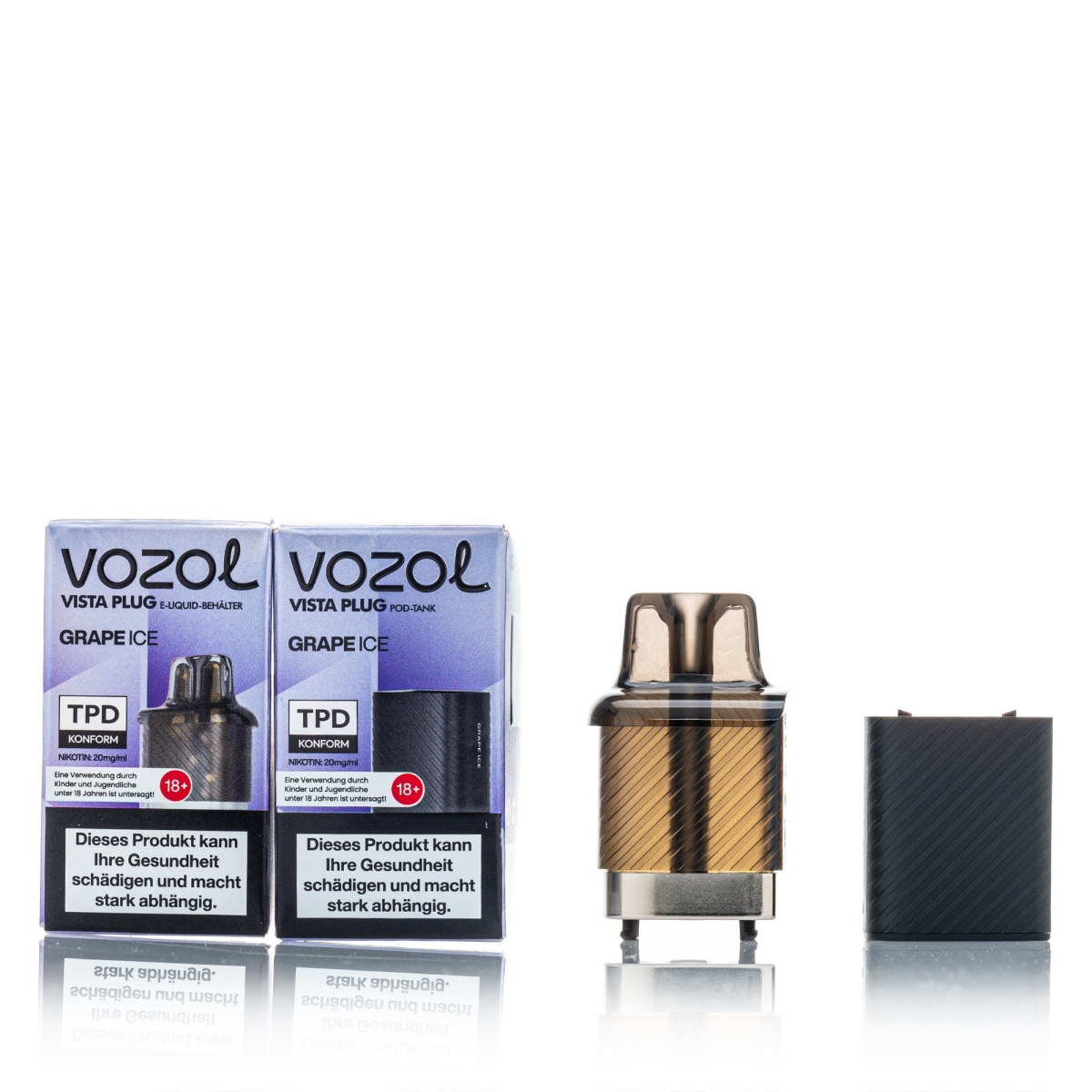 Vozol Vista Plug Liquid Pod - Grape ICE - 20mg