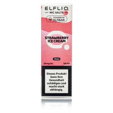 ELFBAR ELFLIQ - Strawberry Snoow - Erdbeere Eiscreme 20mg