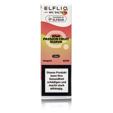 ELFBAR ELFLIQ - Kiwi Passionfruit Guava - 10mg / 10ml