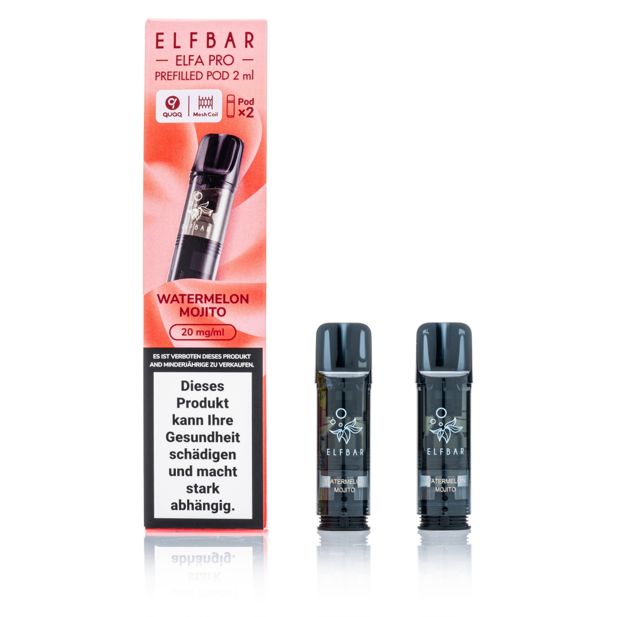 ELFBAR ELFA Pro - Watermelon Mojito - 2ml Pods / 20mg / 2 Stück