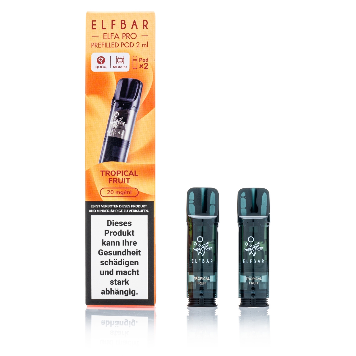ELFBAR ELFA Pro - Tropical Fruit - 2ml Pods / 20mg / 2 Stück