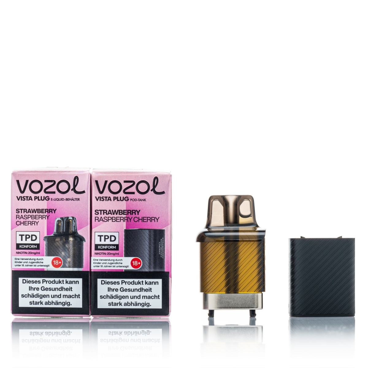 Vozol Vista Plug Liquid Pod - Strawberry Raspberry Cherry - 20mg