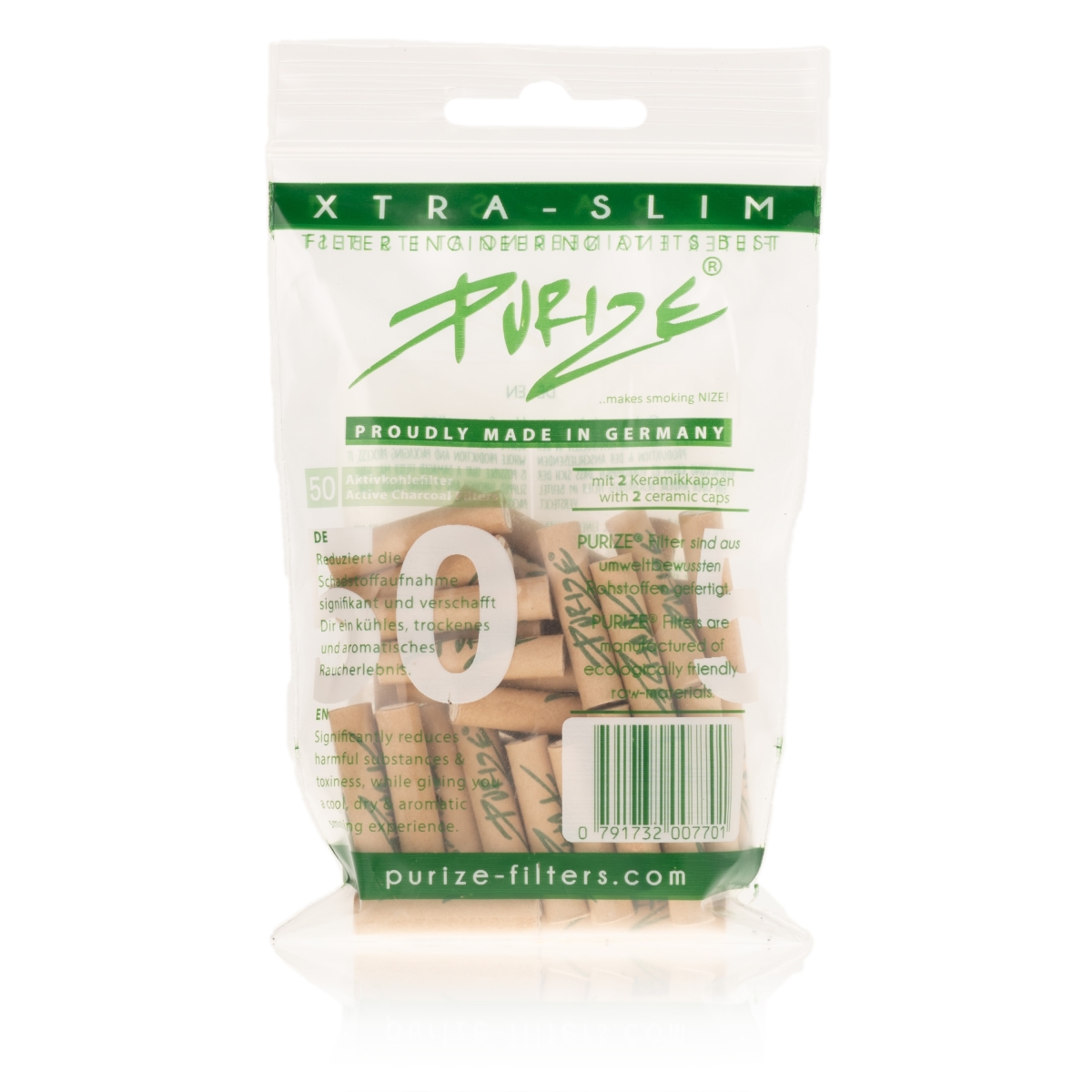 Purize Xtra Slim Size 50 Stk. Organic