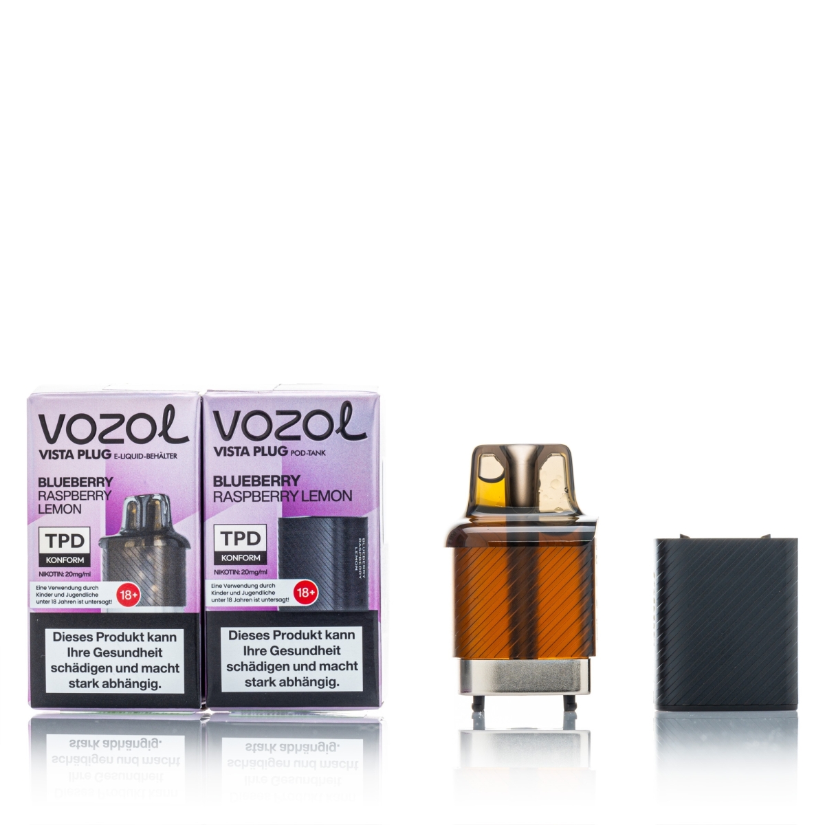 Vozol Vista Plug Liquid Pod - Blueberry Raspberry Lemon - 20mg