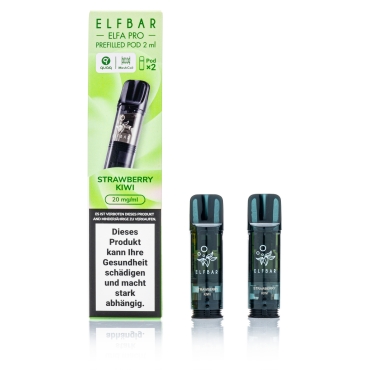 ELFBAR ELFA Pro - Strawberry Kiwi - 2ml Pods / 20mg / 2 Stück