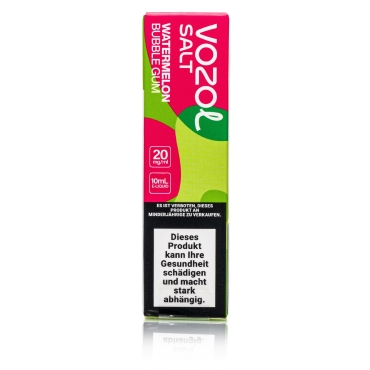 Vozol Liquid - Watermelon Bubblegum - 20mg / 10ml