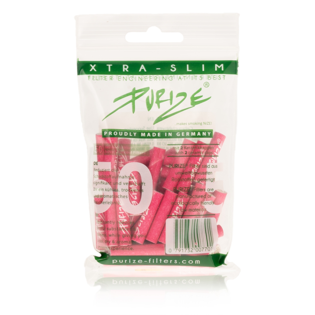 Purize Xtra Slim Size 50 Stk. Pink