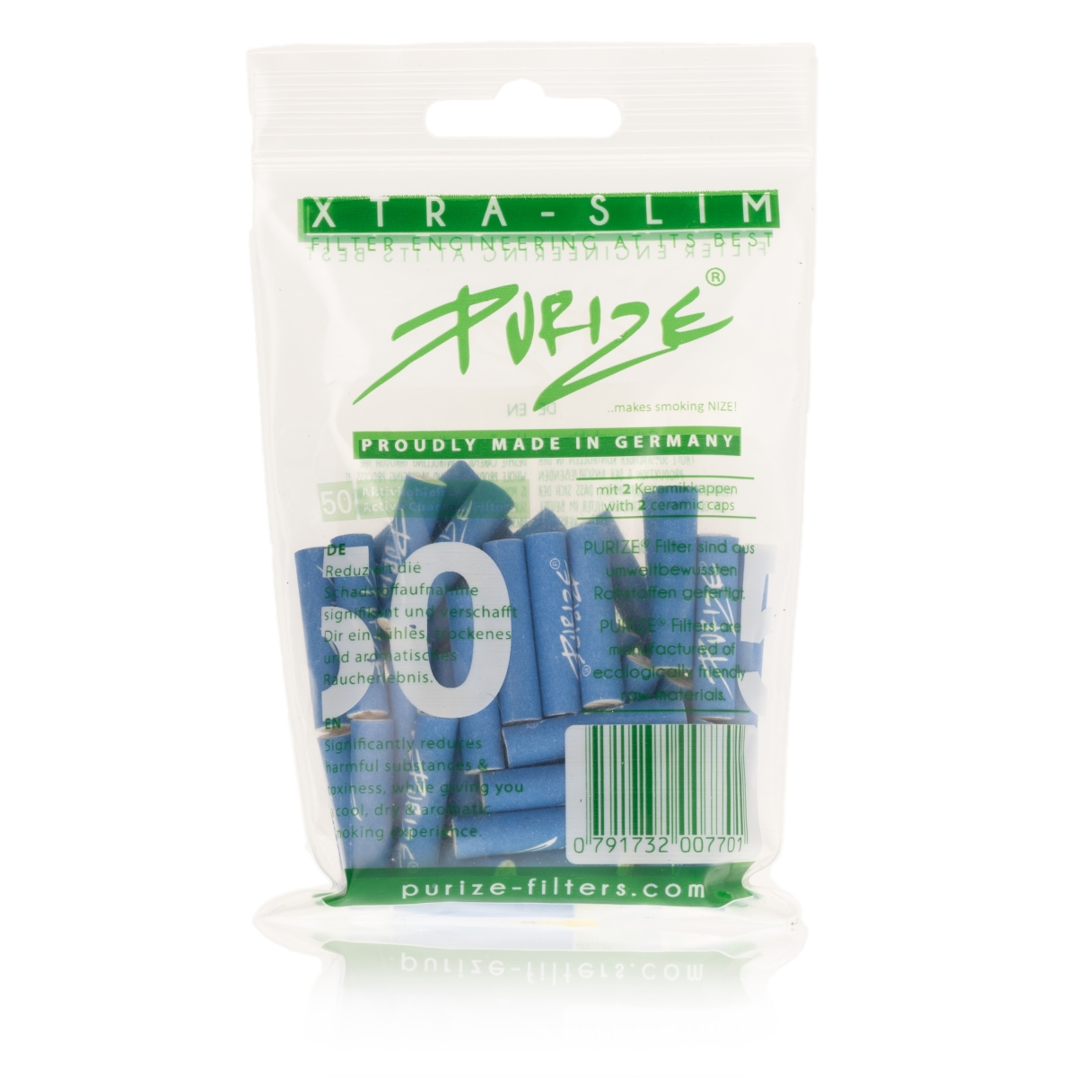 Purize Xtra Slim Size 50 Stk. Blau