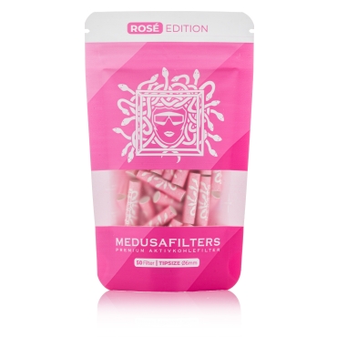 Medusa Aktivkohlefilter 50 Stück rose