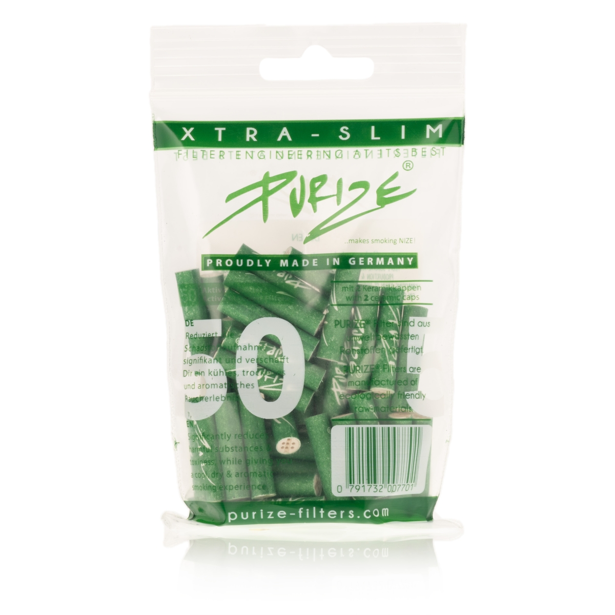 Purize Xtra Slim Size 50 Stk. Grün