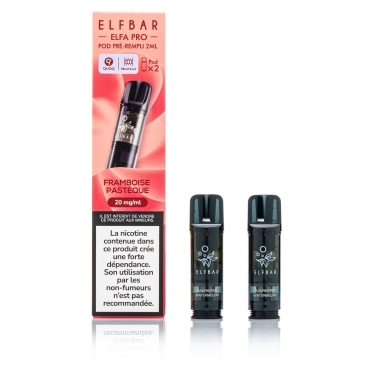 ELFBAR ELFA Pro - Raspberry Watermelon - 2ml Pods / 20mg / 2 Stück