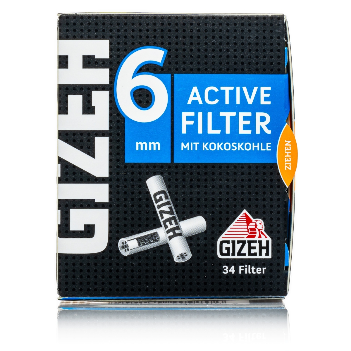 GIZEH - Aktivkohle Slim Filter 6mm (34)
