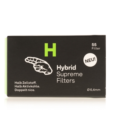 Hybrid Supreme Aktivkohlefilter - 6.4mm 55Stk.