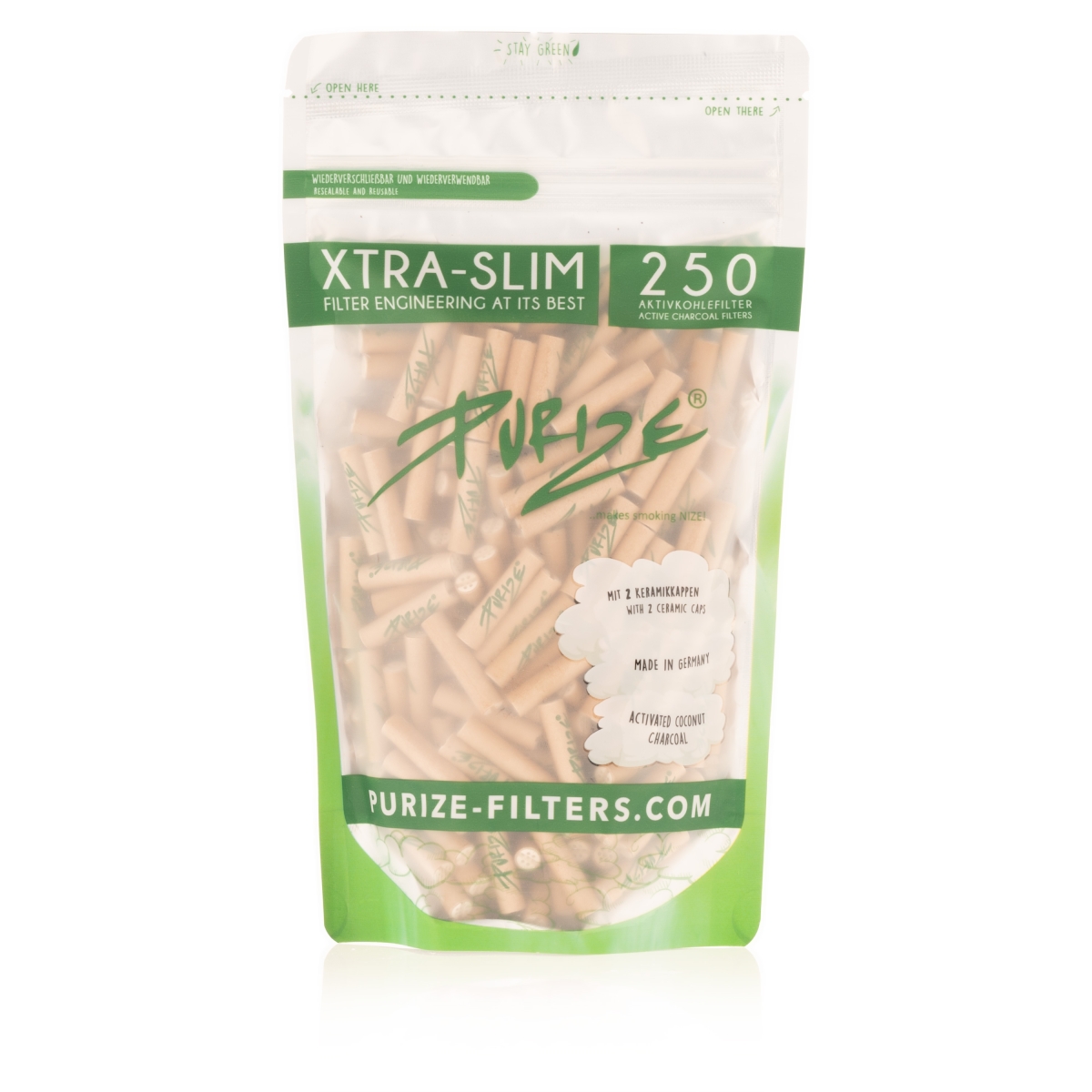 Purize - Xtra Slim Braun (250 Stk.)