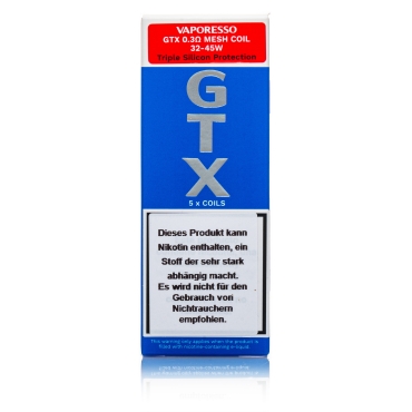 Vaporesso Gtx Mesh Coil - 0.3 Ohm - 5 Stück