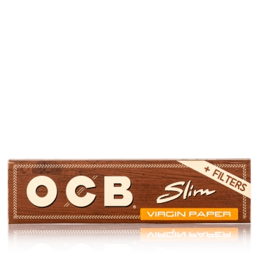 OCB Slim Virgin Unbleached + Filter