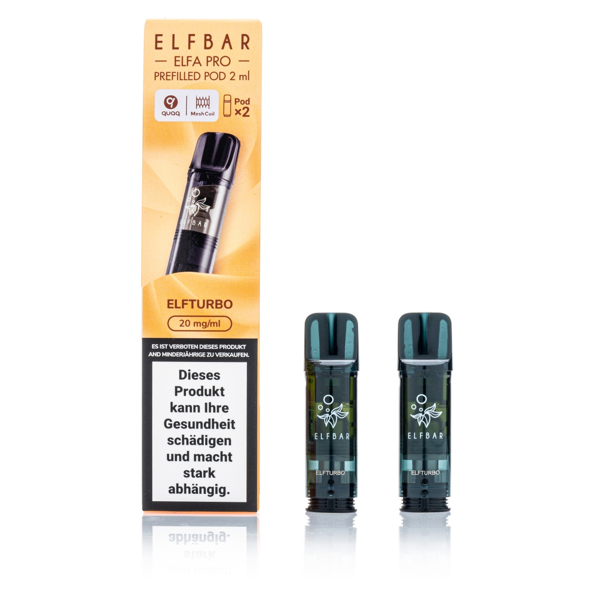 ELFBAR ELFA Pro - Elfturbo - 2ml Pods / 20mg / 2 Stück