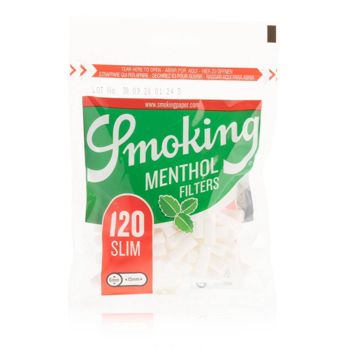 Smoking Slim Filter Menthol