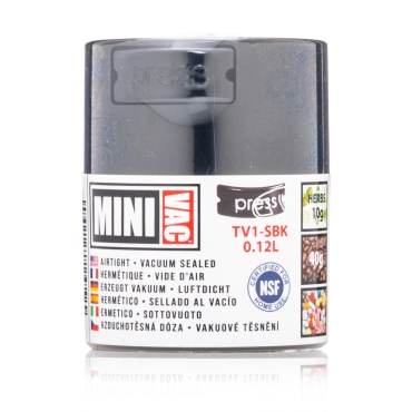 Tightpac - Minivac Vakuum Container 0.12l Schwarz/Schwarz