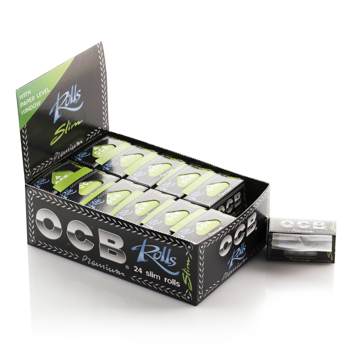 OCB Premium Slim Rolls Box