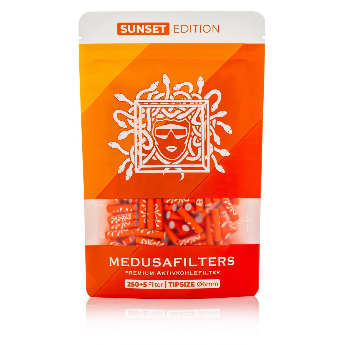 Medusa Aktivkohlefilter 250 Stück sunset