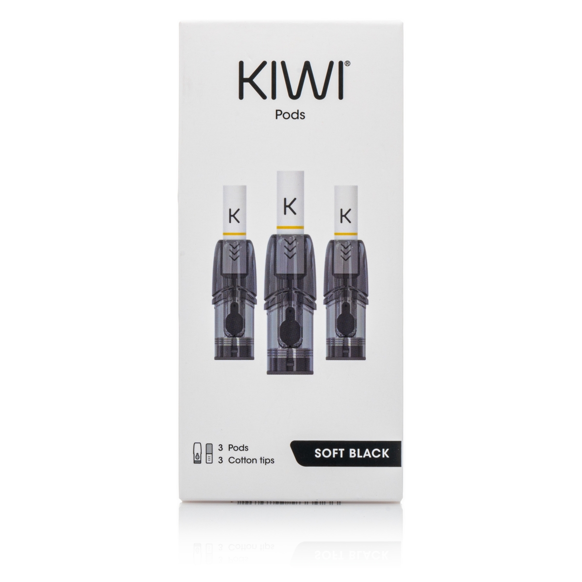 KIWI - Ersatzpods 1.2 Ohm - 3 Stück mit Baumwollfilter Classic