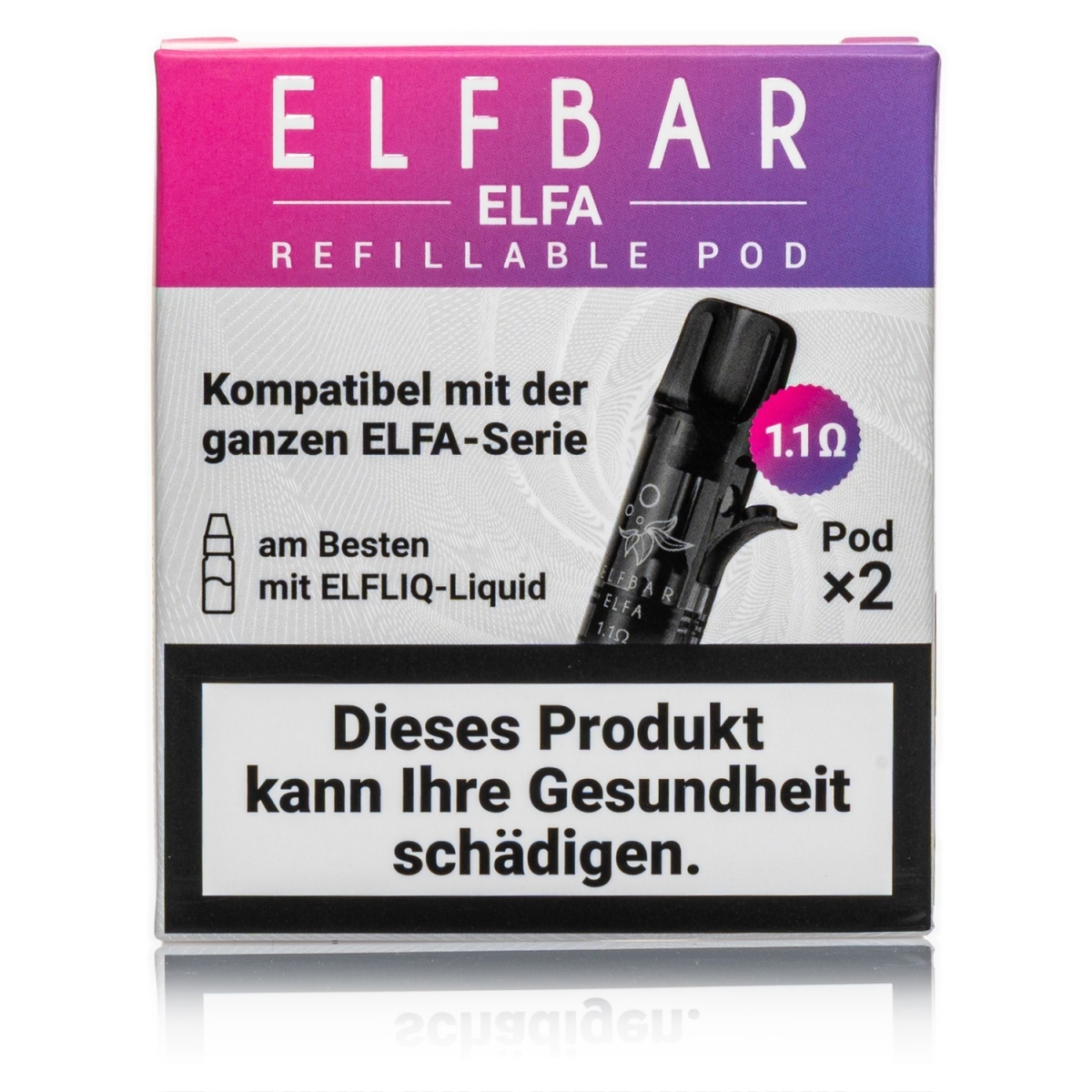 ELFBAR ELFA Pro - 2ml Pods - 1.1 Ohm