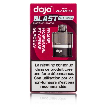 Vaporesso - Dojo Blast 6000 Kartusche - Strawberry Raspberry Cherry ICE