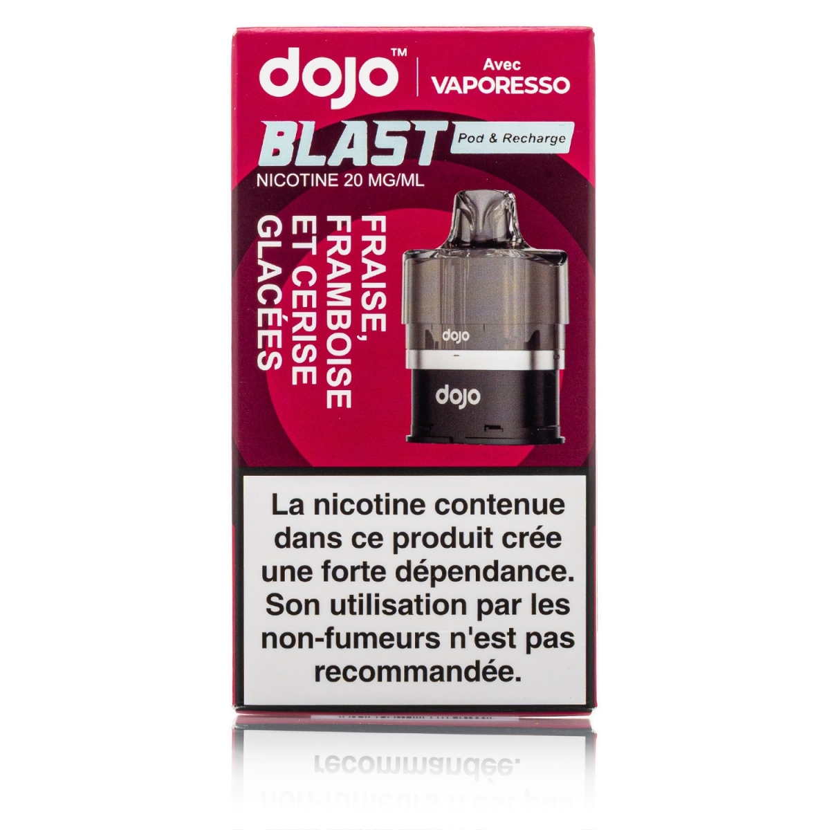 Vaporesso - Dojo Blast 6000 Kartusche - Strawberry Raspberry Cherry ICE