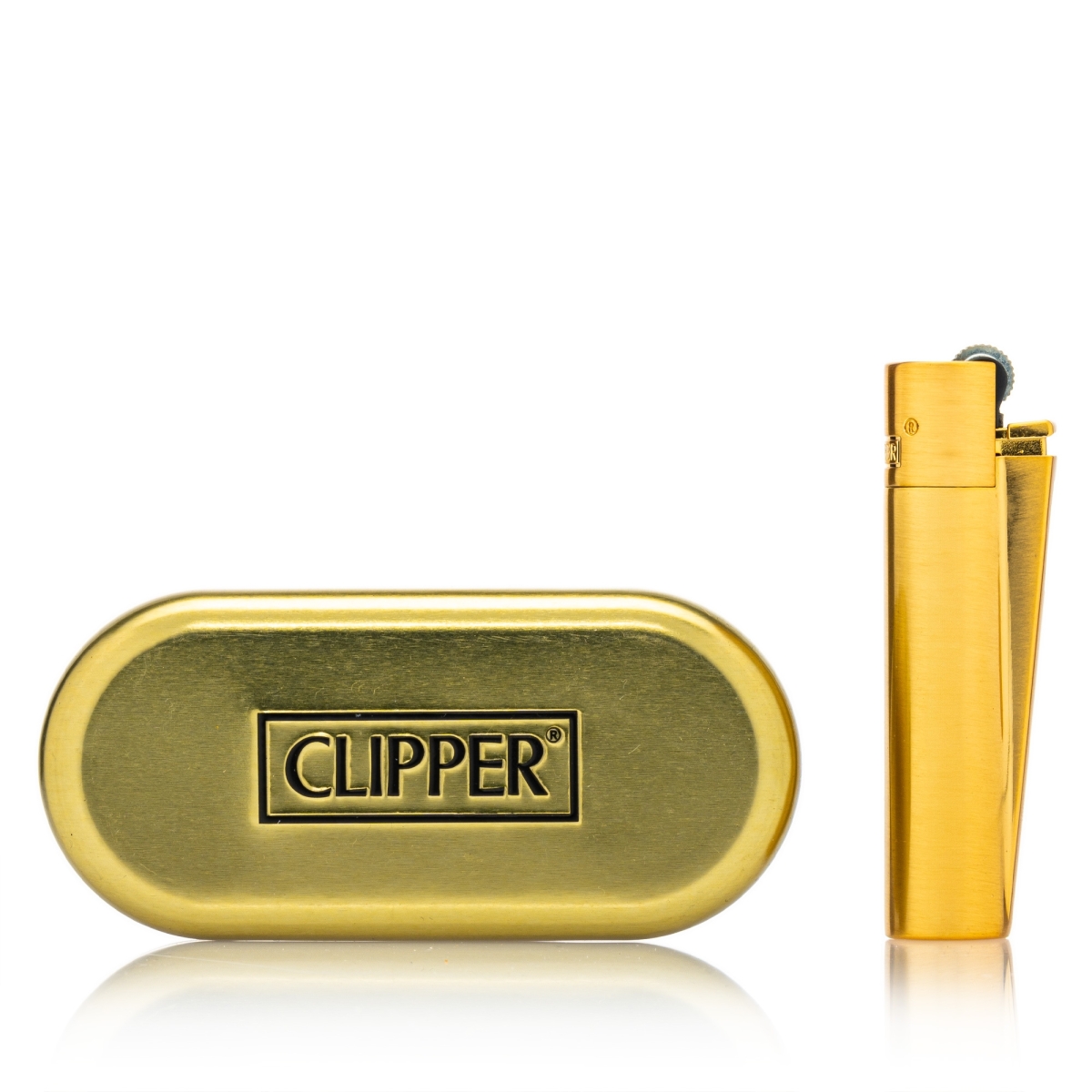 Clipper Stahlfeuerzeuge Gold