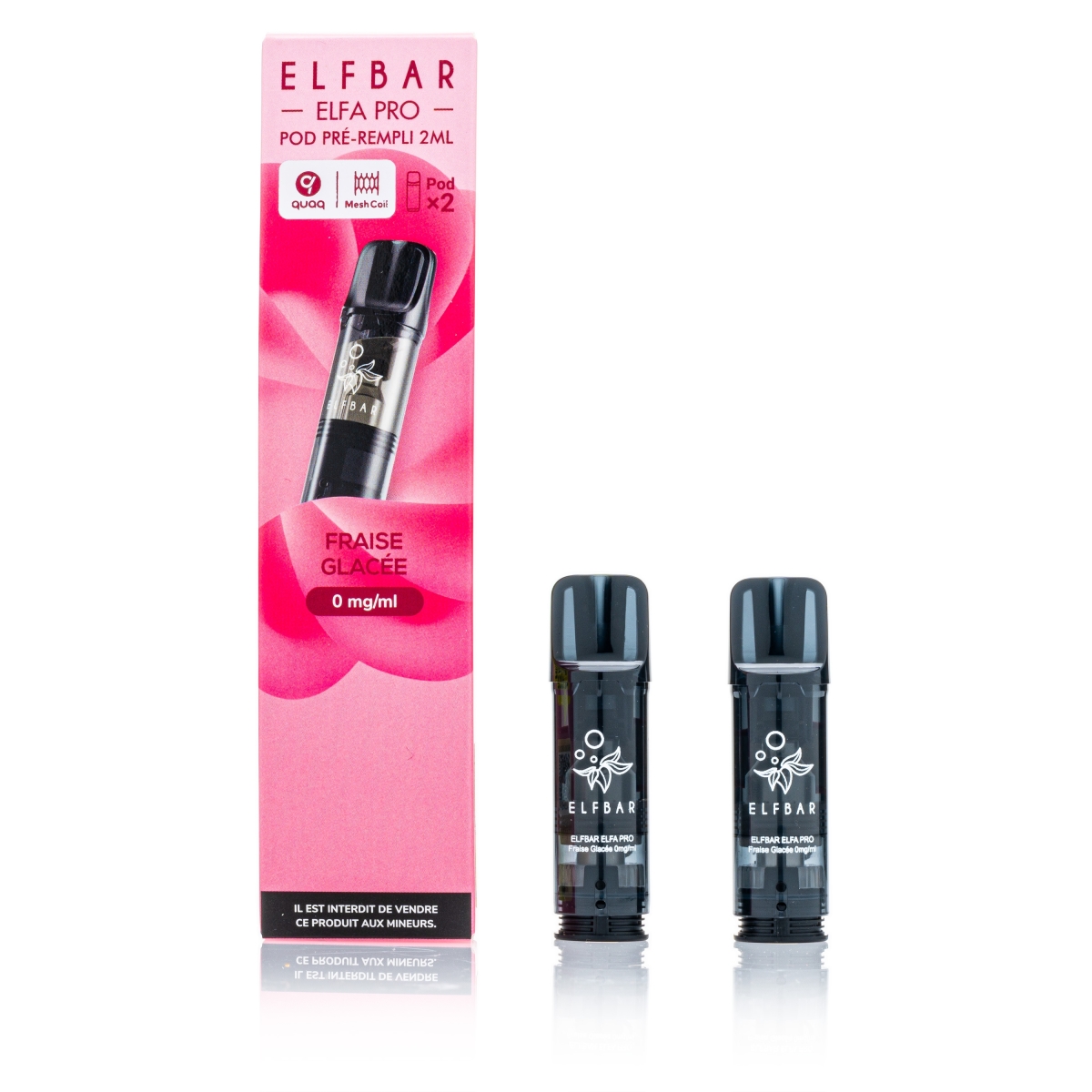 ELFBAR ELFA Pro - Strawberry Ice - 2ml Pods / 2 Stück - ohne Nikotin