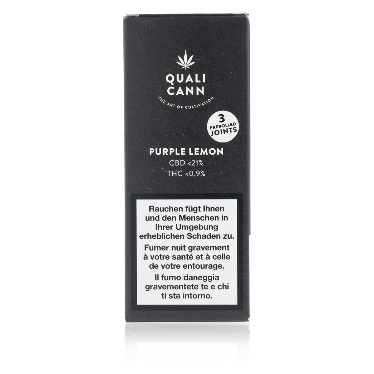 Qualicann - Pre Rolled Joints Purple Lemon 3 Stk.