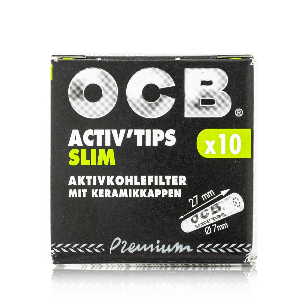 OCB Filter Slim Activ Tips Aktivkohle 7mm