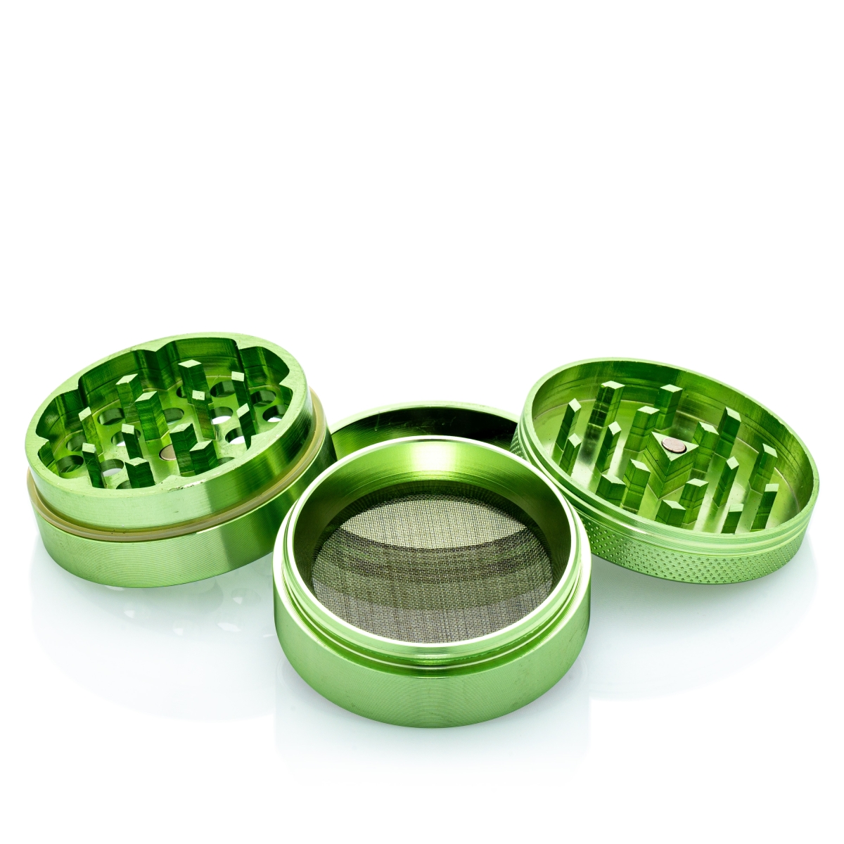 Black Leaf Alu-Mühle 4-tlg. - 50mm - Grün