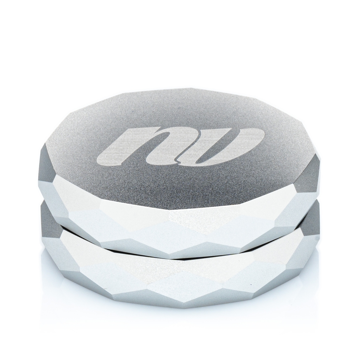 NV - Pyramid Grinder - 2-teilig D:63mm - Silber