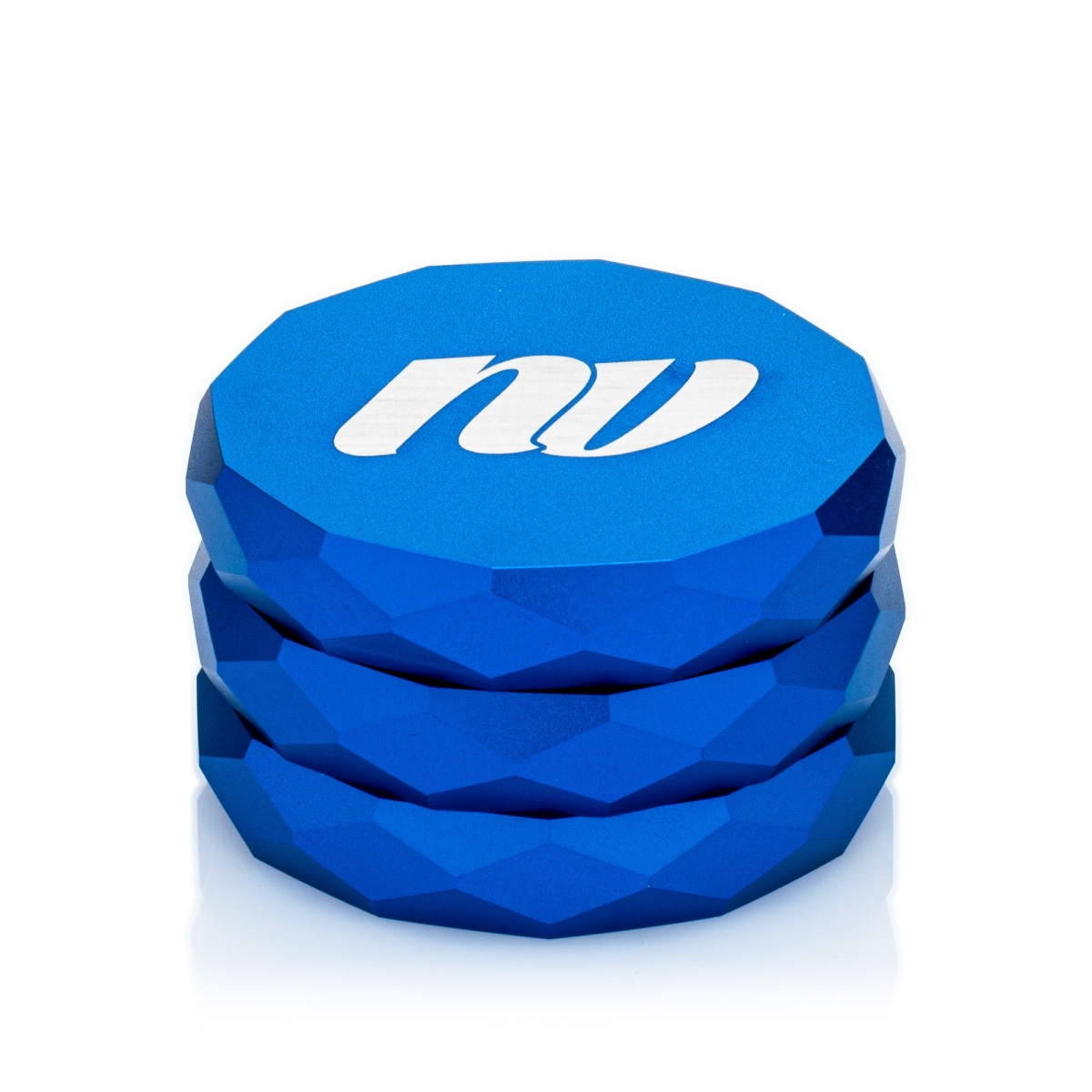 NV - Pyramid Grinder - 4-teilig D:63mm - Blau
