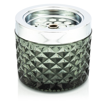 Glas Aschenbecher Windy - Clear black