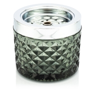 Glas Aschenbecher Windy - Clear black