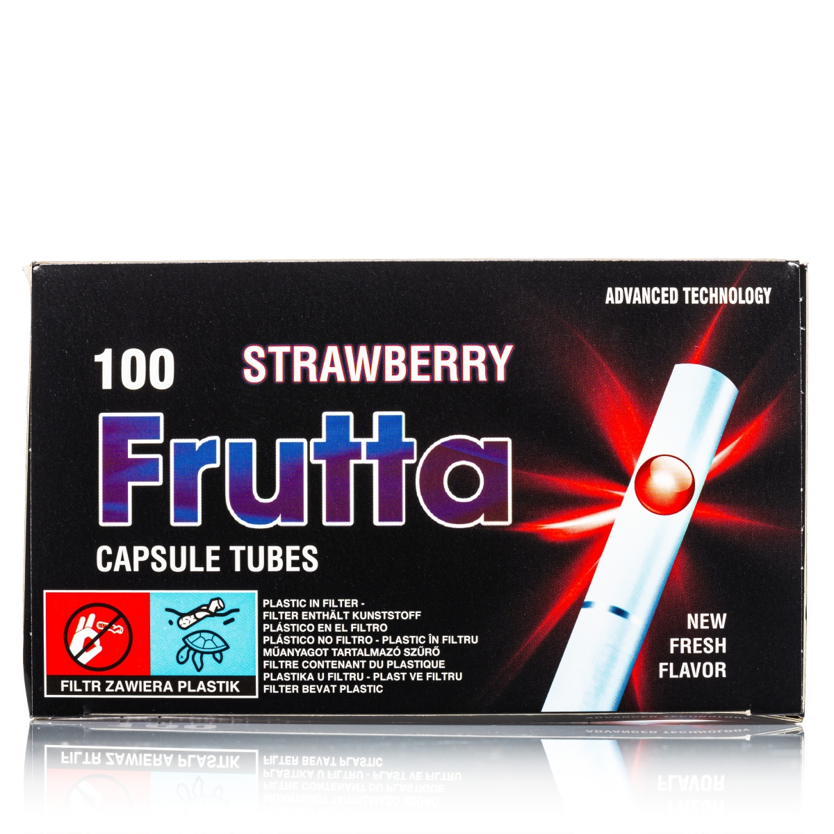 FRUTTA - Zigaretten Hülsen Click - Erdbeere (100)