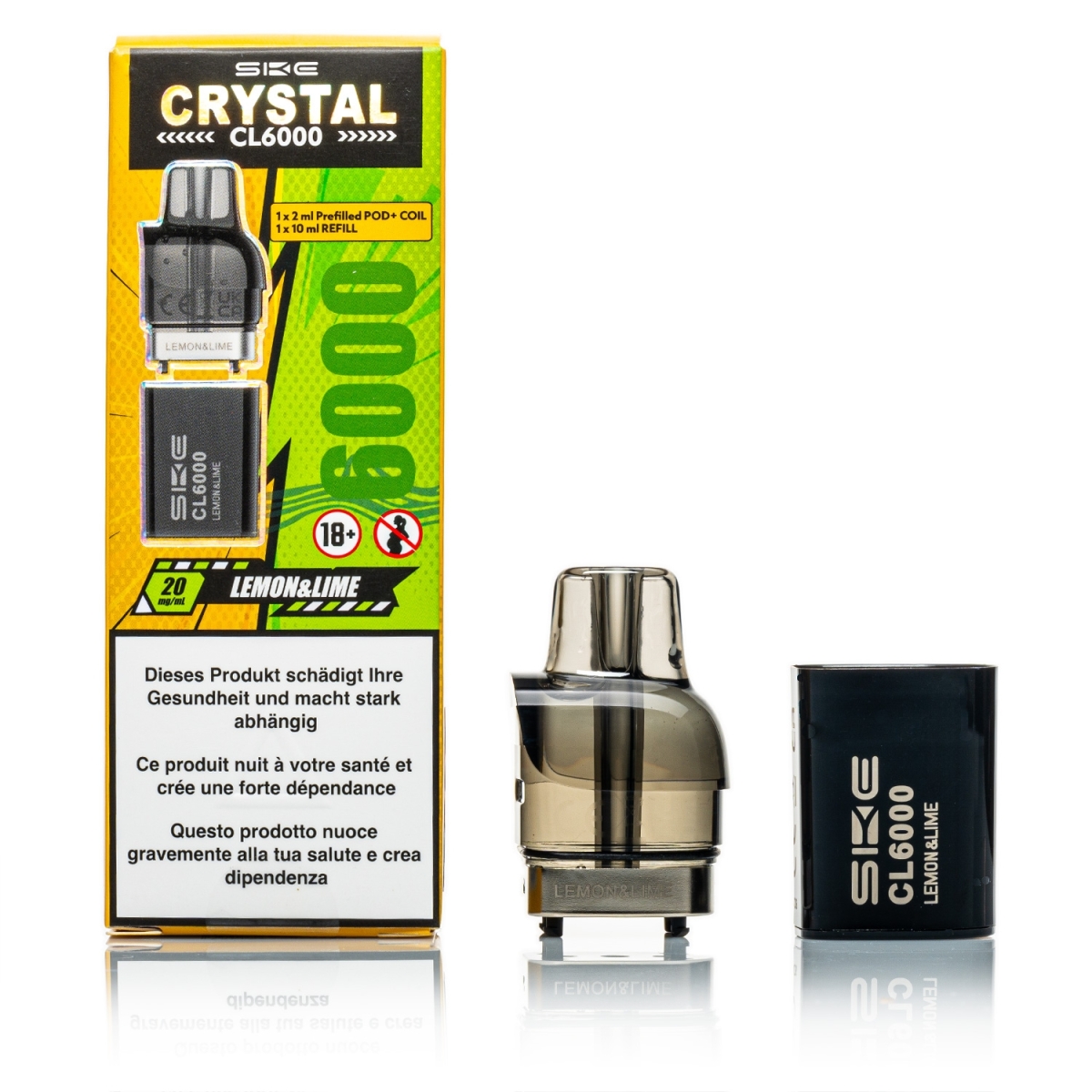 SKE Crystal CL6000 - Refill - Lemon Lime