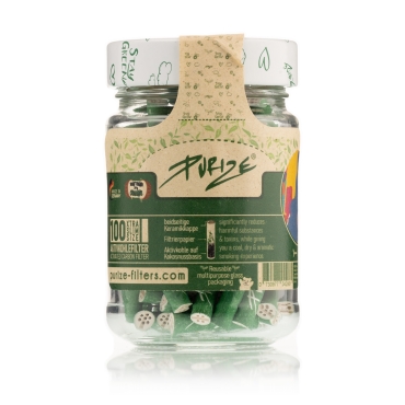 Purize Xtra Slim Glas Grün 100 Stk.