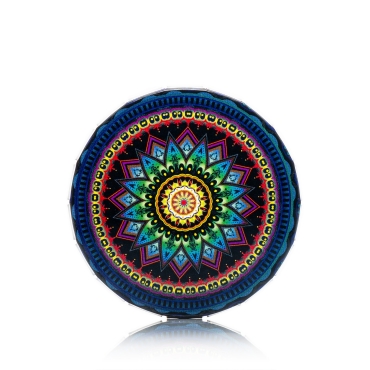 Click Clack Dose - Black Leaf - Mandala blau