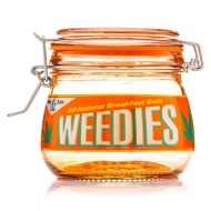 Dank Tank - Airtight Glass Storage Jar - Weedies / 500ml