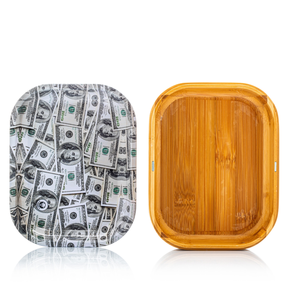 Heisenberg Cache Box mit Rolling Tray 18x14 cm - Dollar