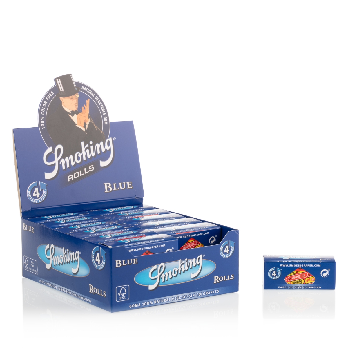 Smoking Rolls King Size Blue Box (24)