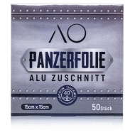 AO - Panzerfolie Alu - 15 x 15cm