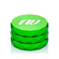 NV - Pyramid Grinder - 4-teilig D:63mm - Grün